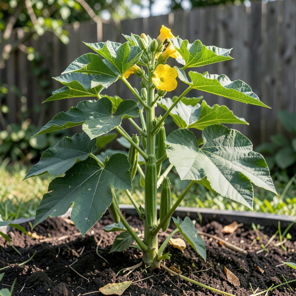 How Tall Can Okra Plants Grow: Max Heights by Variety & Trellis Secrets