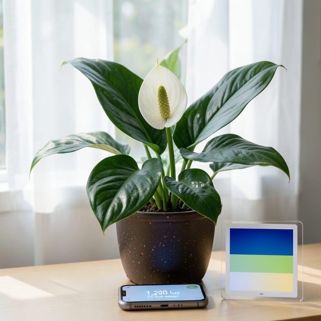 How Much Light Does a Peace Lily Plant Need: Thrives in Low to Medium Indirect Sunlight