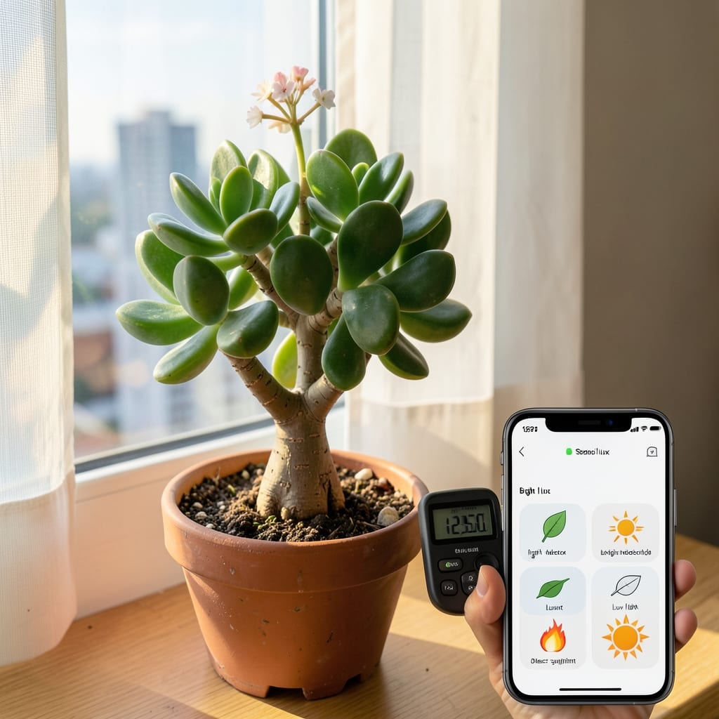 How Much Light Does a Jade Plant Require: Perfect Brightness Zones for Healthy Growth