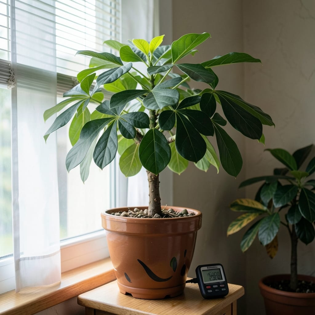 How Much Light Does an Umbrella Plant Need: Thriving in 3–4 Hours of Bright Indirect Sun Daily