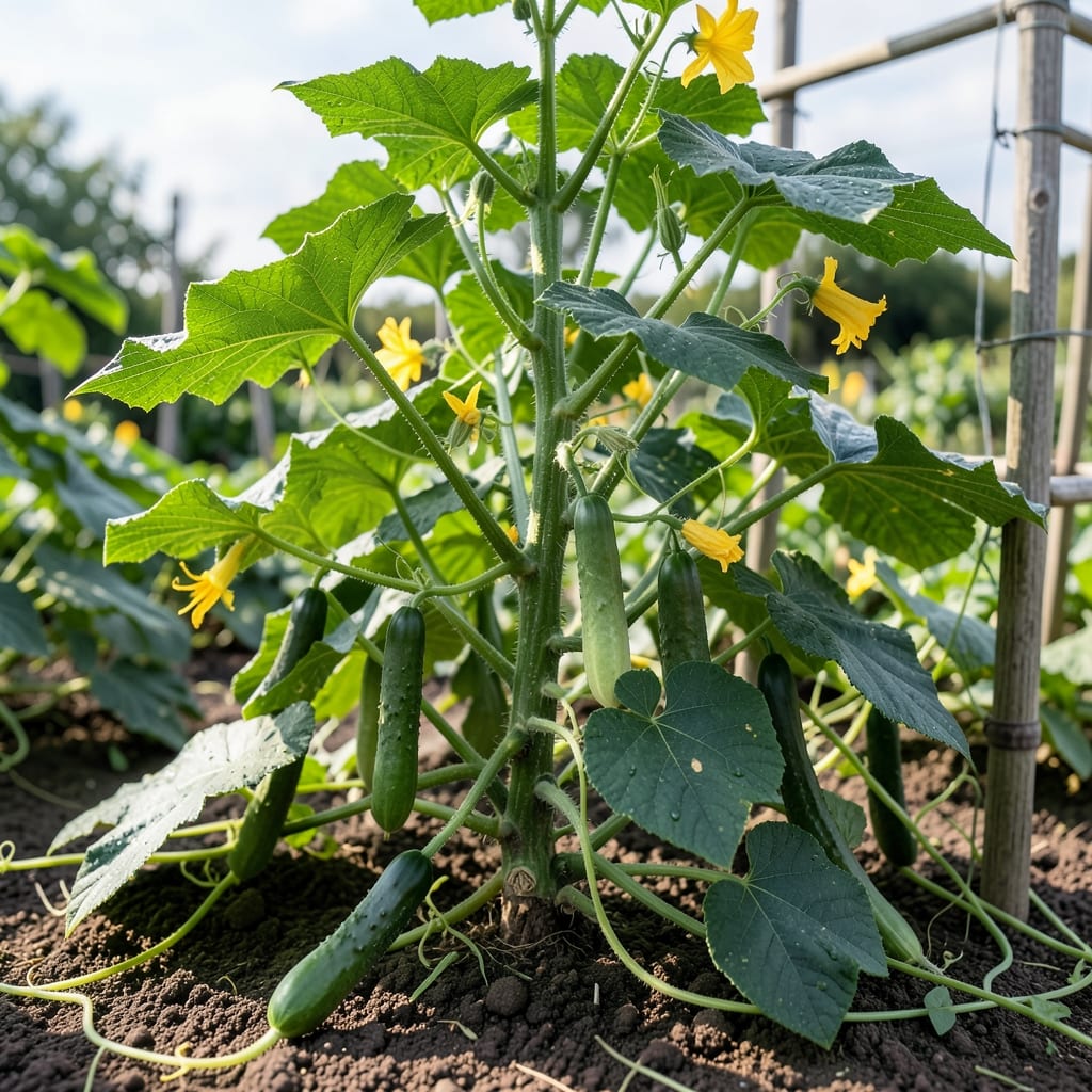 How Tall Cucumber Plants Grow: Trellis vs Vining Heights Compared
