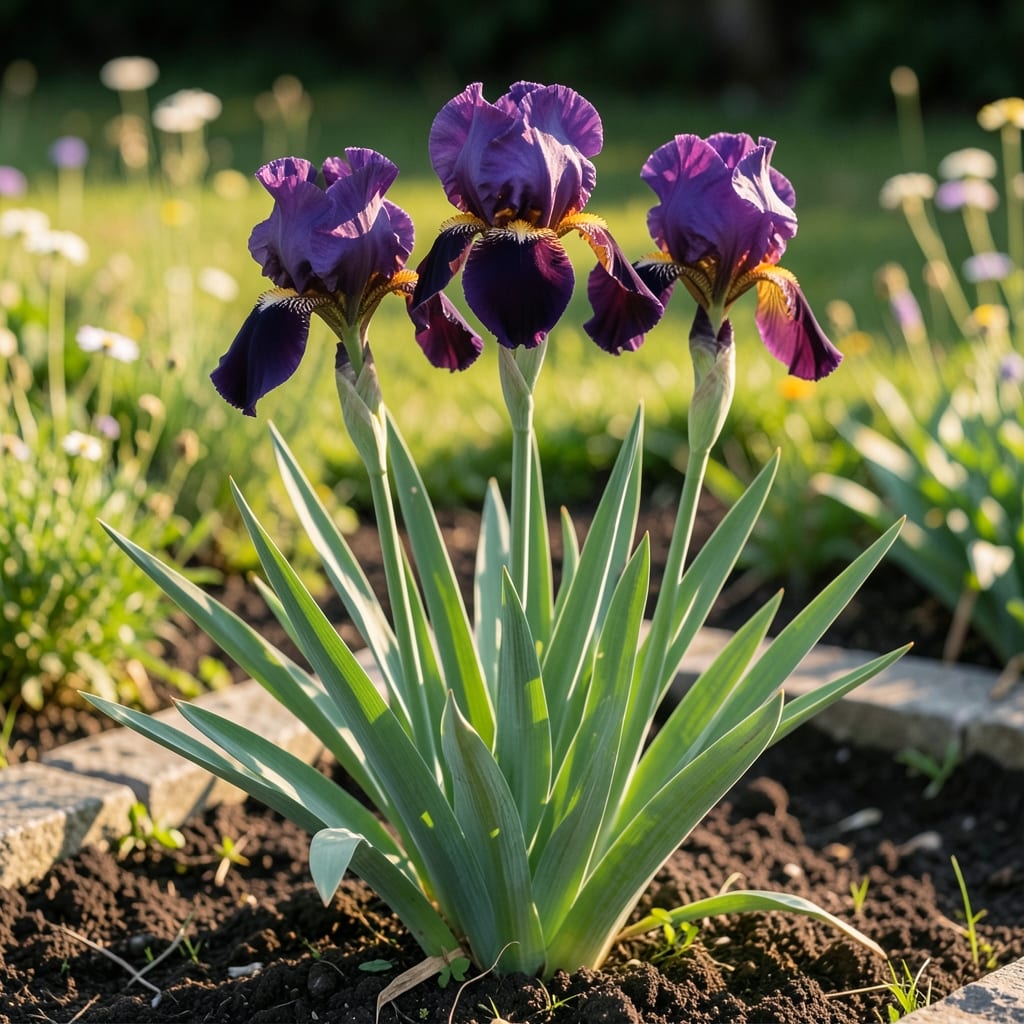 How Tall Do Bearded Irises Grow: Exact Height Ranges by Variety for Your Garden
