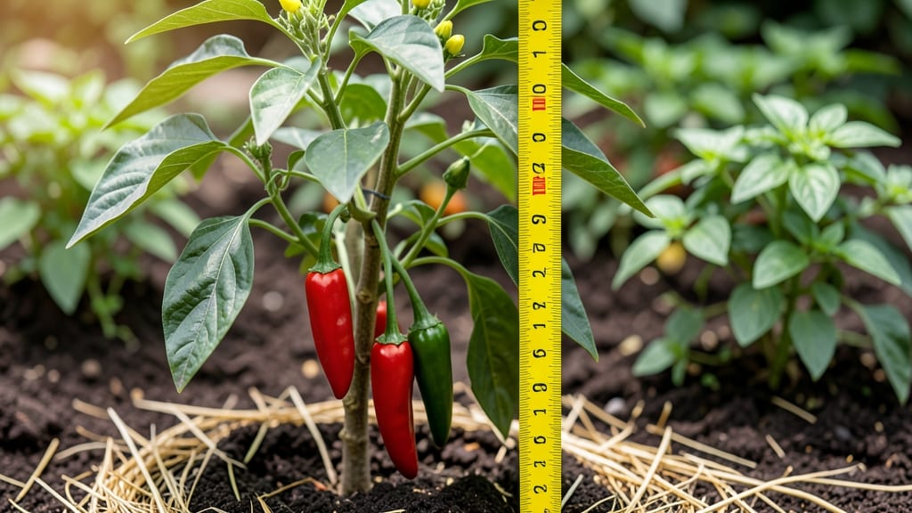 How Tall Do Chilli Plants Grow: Compact vs Towering Heights by Variety