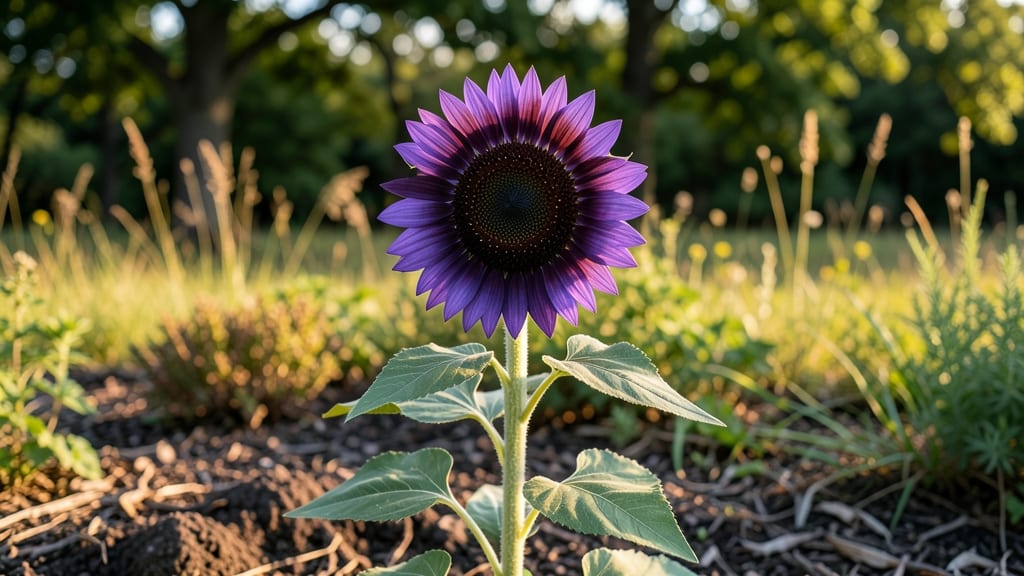 How Tall Do Purple Sunflowers Grow: Variety Heights Compared for Your Garden