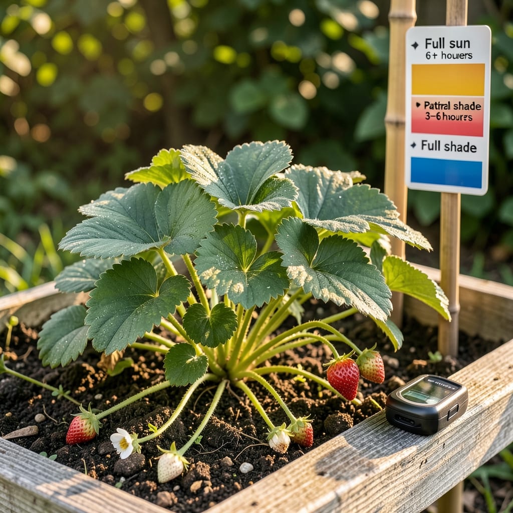 How Much Light Do Strawberry Plants Need: Sunlight Hours Breakdown for Sweet Harvests